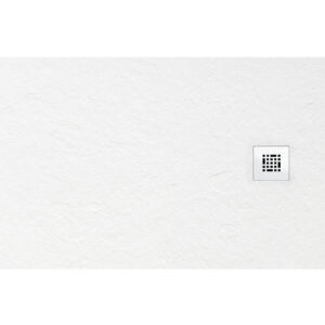 Receveur Fiora ardoise blanc pur 110 x 110 cm