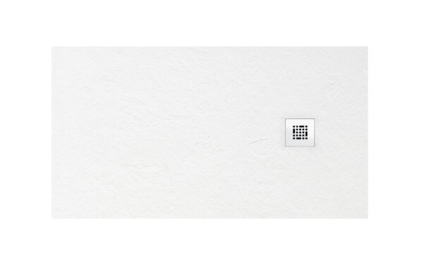 Receveur Fiora ardoise blanc pur 110 x 110 cm